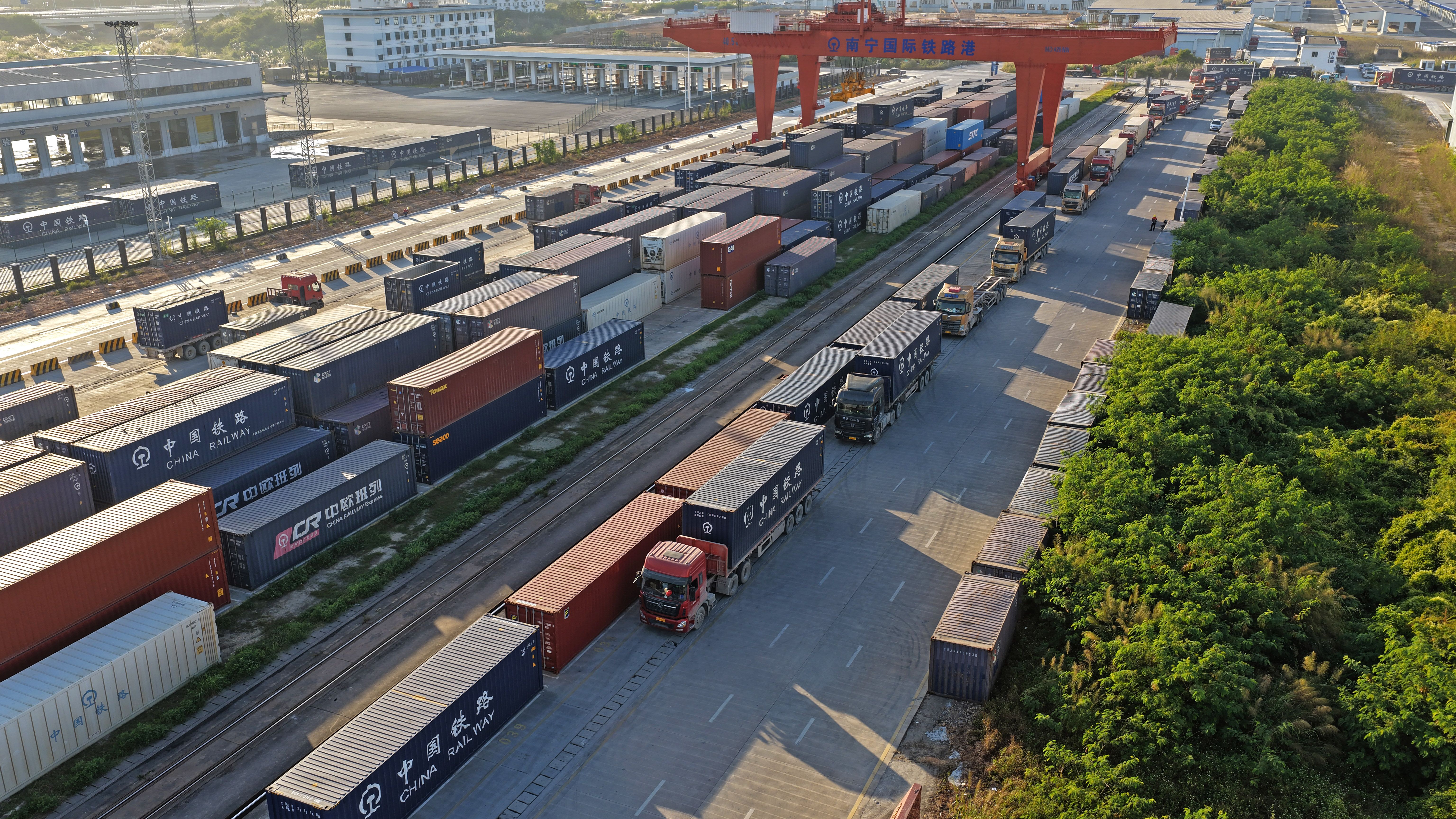 广西始发中越班列运输能力显著提升