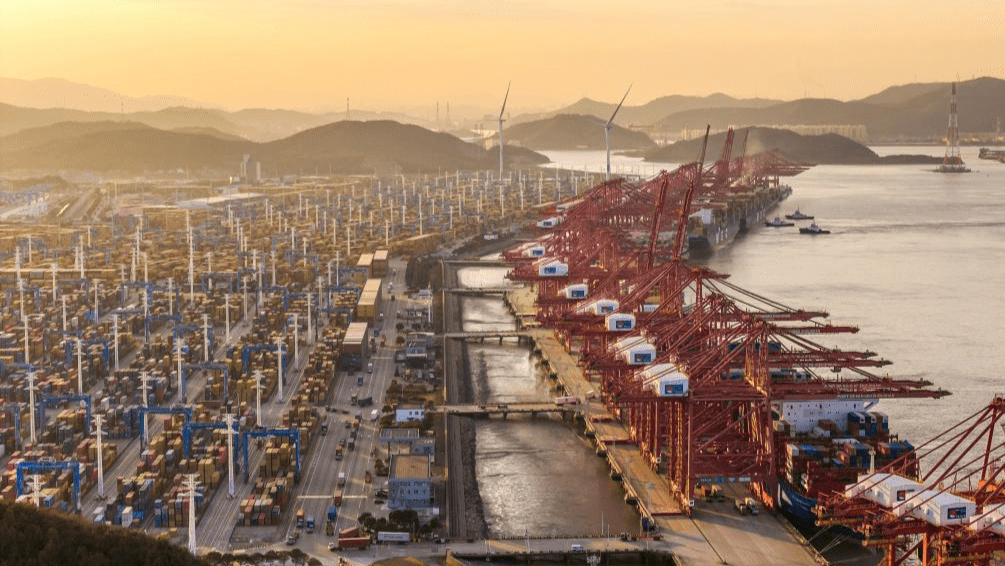 飞阅中国丨中国港口的物流脉动