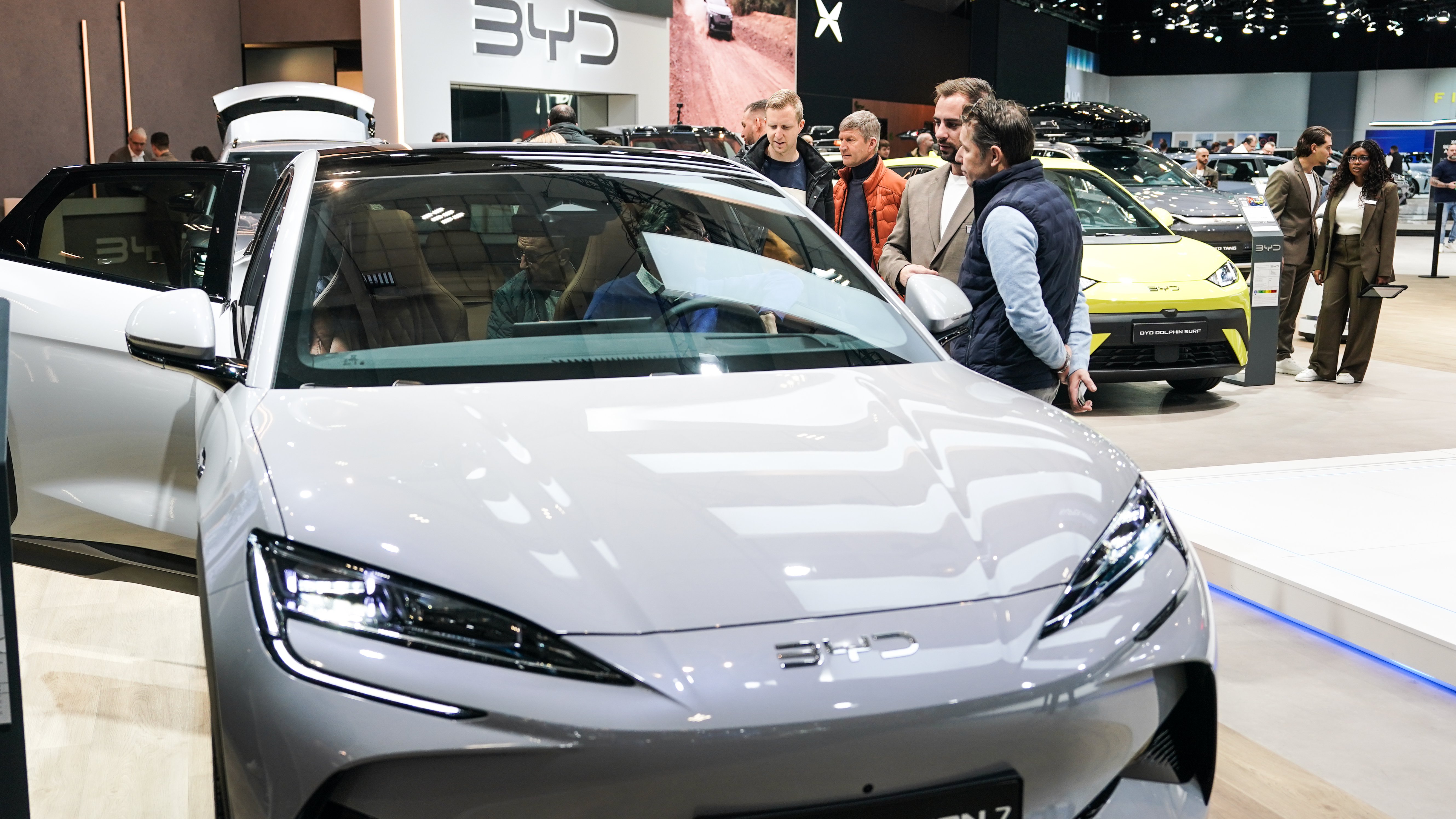 中国电动车亮相2026布鲁塞尔车展