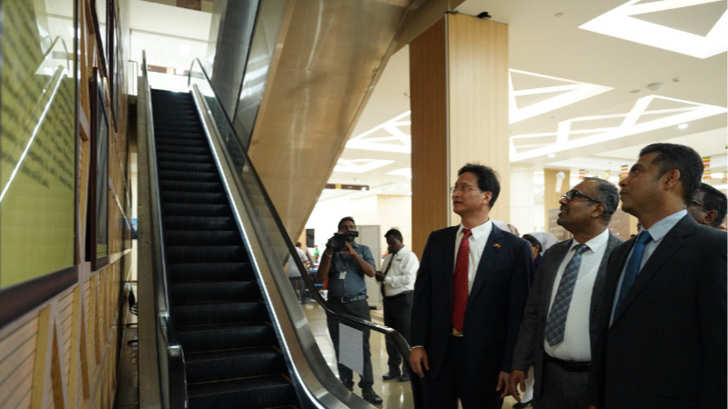 “同心同行，友谊长青”中斯友好合作成果图片展在斯里兰卡开幕