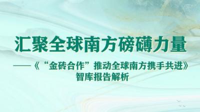 汇聚全球南方磅礴力量——《“金砖合作”推动全球南方携手共进》智库报告解析