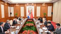Chinese FM holds talks with Croatian counterpart