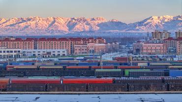 Xinjiang's two railway ports see over 10,000 China-Europe freight train trips in 2025