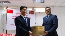 China hands over emergency humanitarian supplies to Sri Lanka