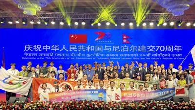 丝路沙画艺术团访问尼泊尔 以沙为媒共绘中尼友谊长卷