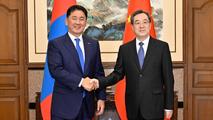 Chinese vice premier meets Mongolian, Turkmen presidents