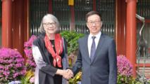 Chinese vice president meets IFRC president