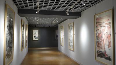 陕西靖边县举办庆祝新中国成立76周年美术作品展