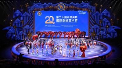 第二十届中国吴桥国际杂技艺术节开幕