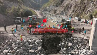 China-built Balakot Hydropower Project achieves river closure in NW Pakistan