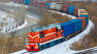 中欧班列“东通道”同江铁路口岸运量突破1400万吨