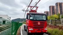 Smart "braided truck" unveiled to drive green transformation in China's freight sector