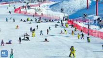 GLOBALink | Students in China's Xinjiang embrace winter sports during snow break