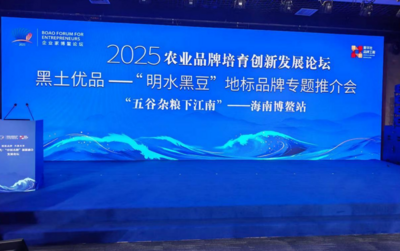 2025企业家博鳌论坛｜黑土优品——“明水黑豆”地标品牌专题推介会成功举办
