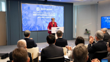 IMF launches regional center in Shanghai
