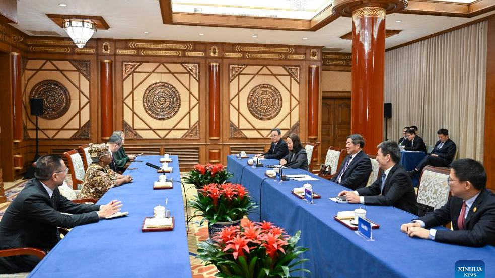 Vice premier says China to work with all parties for open, stable, predictable international trade environment