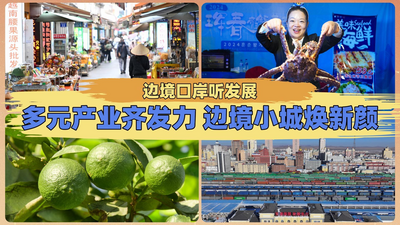 边境口岸听发展｜多元产业齐发力 边境小城焕新颜