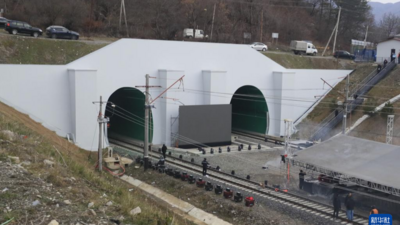 中企承建格鲁吉亚现代化铁路项目正式通车