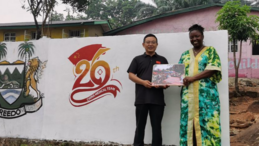 Chinese medical team donates supplies to Sierra Leone's orphans