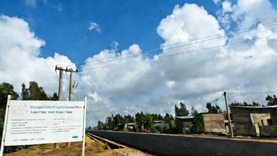 中铁三局承建的埃塞俄比亚IR公路升级改造工程主线通车