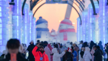 Global tourists discover "Cool China" at world's largest ice-and-snow park