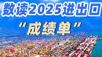 权威数读｜这些数据，绘就2025进出口“成绩单”