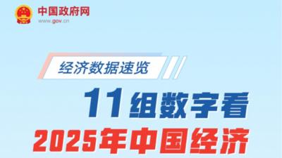 经济数据速览：11组数字看2025年中国经济