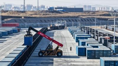 内蒙古乌兰察布中欧班列集散中心累计开行中欧班列突破1000列