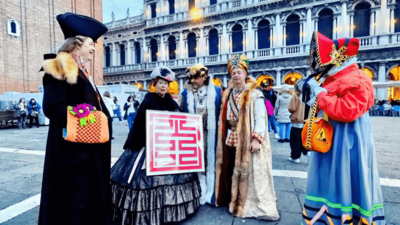 祝融文化符号亮相米兰冬奥  火星圣火与冬奥冰雪奏响文明交融乐章