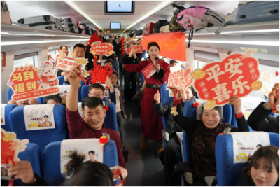 第八届“春运邮情 情暖江淮”专列专厢首发 织密长三角务工返乡服务网