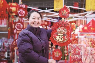 山西兴县：蔚汾大地年味浓 节日市场别样红