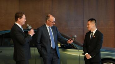 German Chancellor Merz promotes cooperation during China enterprise visits