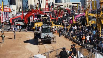 中国工程机械领军企业亮相北美最大工程机械展