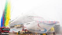 China's second homegrown large cruise ship undocked in Shanghai