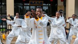 Students learn Taijiquan ahead of first Int'l Taijiquan Day in Nairobi, Kenya