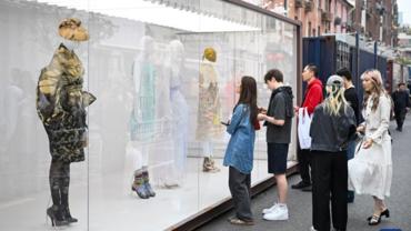 Exhibition of Maison Margiela held during Shanghai Fashion Week