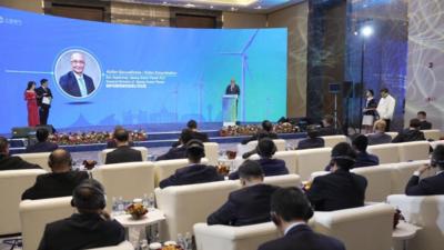 中企承建哈萨克斯坦大型风电项目举行建设启动仪式