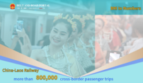 BRI In Numbers | China-Laos Railway handles over 800,000 cross-border passenger trips
