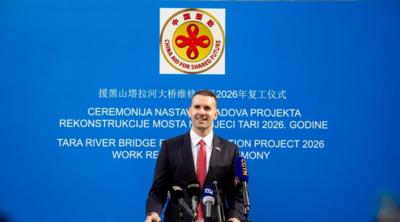 黑山总理赞中企修复的塔拉河大桥是“工程杰作”