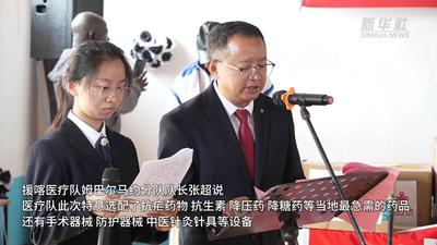 中国医疗队向喀麦隆医院捐赠一批药械