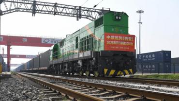 Xi'an Int'l Port Station handles over 2,000 China-Europe freight train trips in 2026
