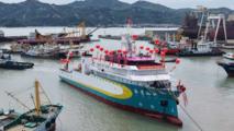 ZhejiangPictorial | China's first privately funded scientific research vessel launched in Zhejiang