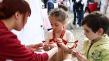 Traditional Chinese cultural experience activity held in Rome, Italy