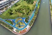 Shanghai's Σ Ecological Corridor: one Greek letter, three waterways -- a city's remaking