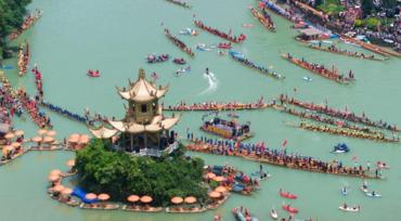 Various dragon boat-themed activities held across China