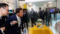 Myanmar's president visits China Academy of Space Technology