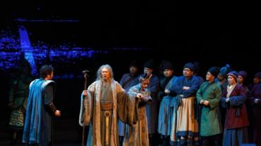Artists of China National Opera House perform in Turandot opera in Bucharest, Romania