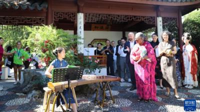 中国文化元素走进世贸组织开放日