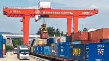 China-Kazakhstan (Lianyungang) Logistics Cooperation Base handles 8,000th int'l freight train