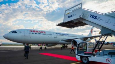 中国东方航空开通上海至第比利斯直飞航线